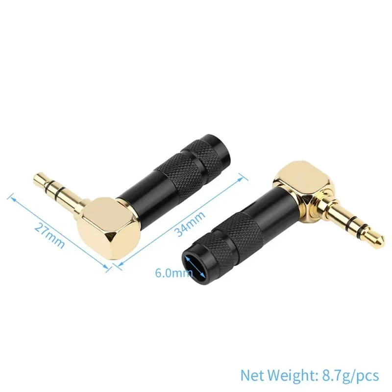 Conector de cable de audio Jac - Audiophile Headphone Wired reseña y precio