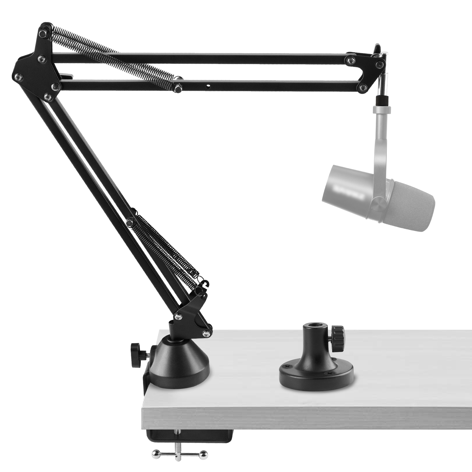 Geekria-Brazo de micrófono par - Shure Mic Sm58 reseña y precio